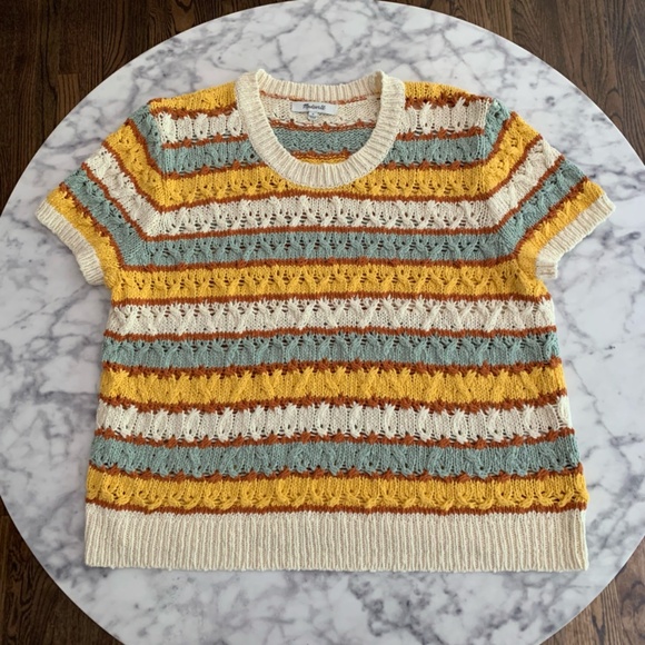 Madewell Tops - 70's/90's Fall Madewell Cotton Striped Cotton Shirt